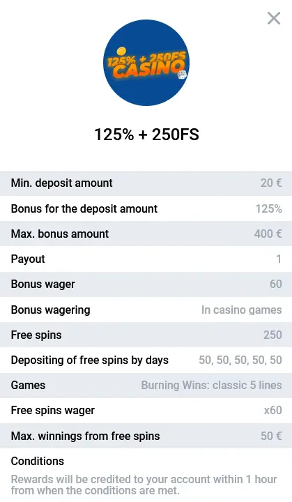 Wagering bonuses