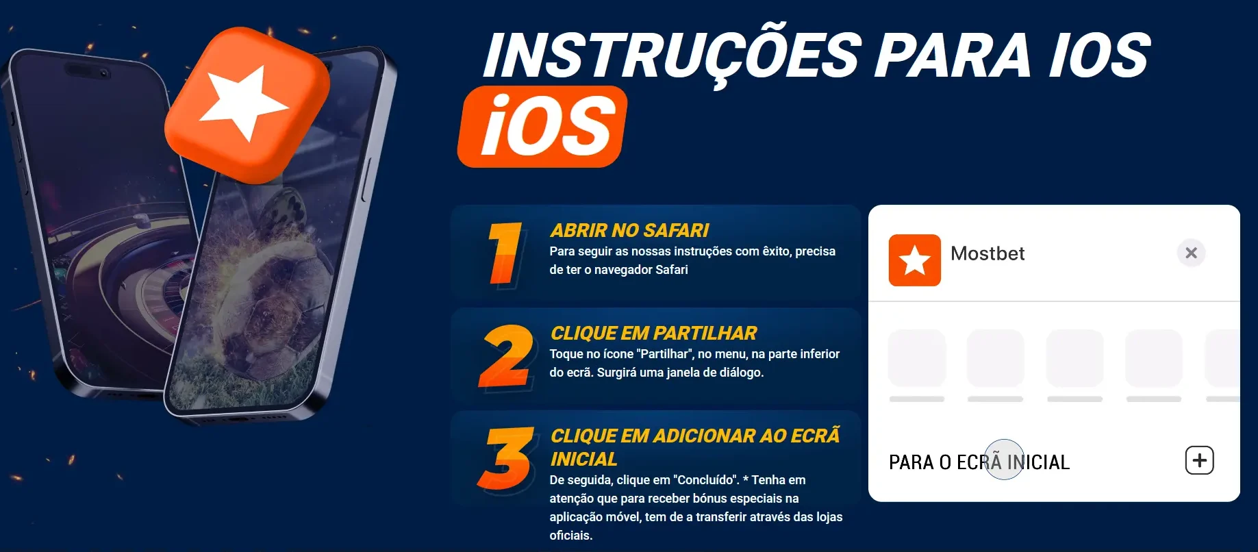Aplicação móvel no iOS