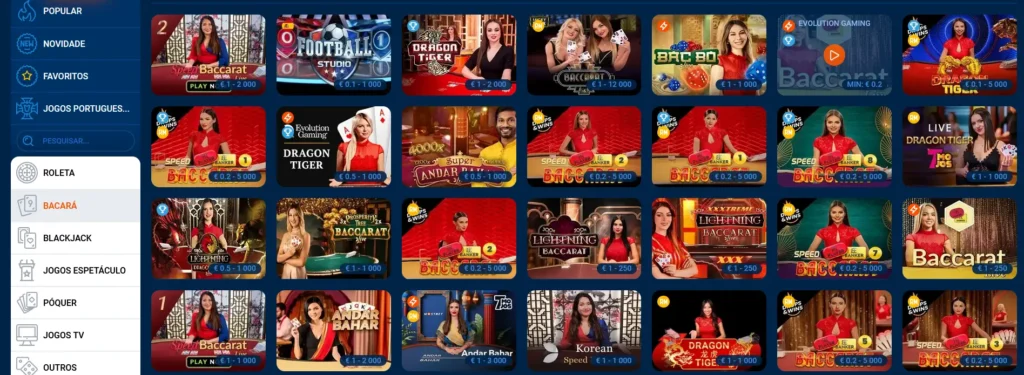 Bakara para Mostbet