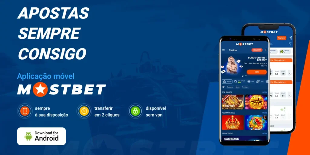 Bónus 100 FS por instalar a aplicação Mostbet