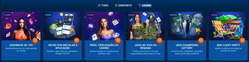 Bónus de casino na Mostbet