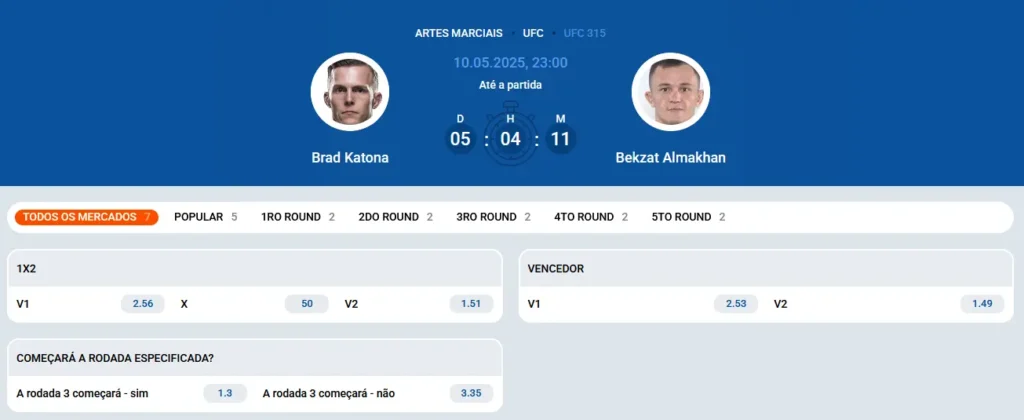 Como apostar em MMA