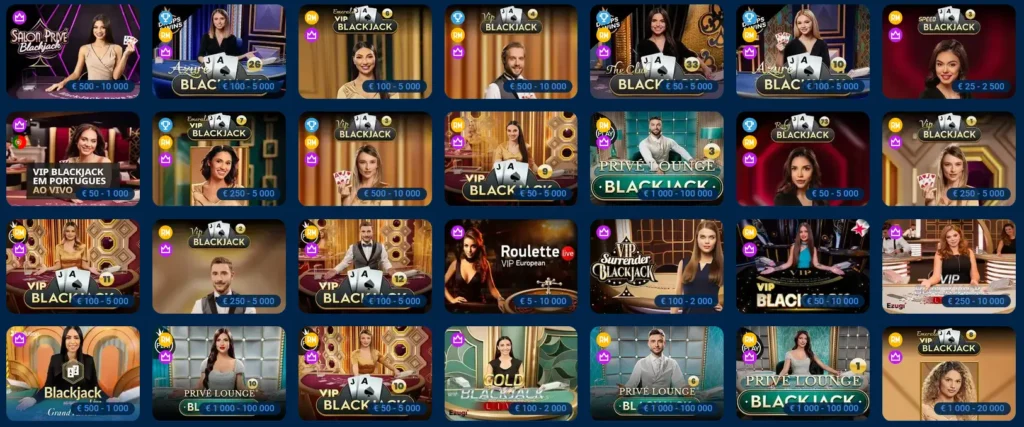 Jogos VIP na Mostbet