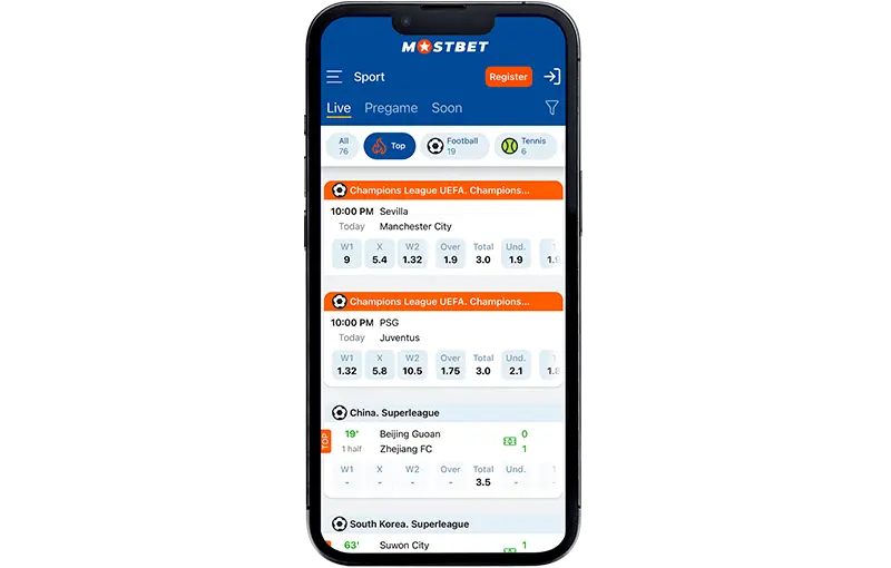 Mostbet-iPhone