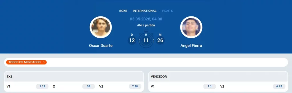 Boxe no Mostbet