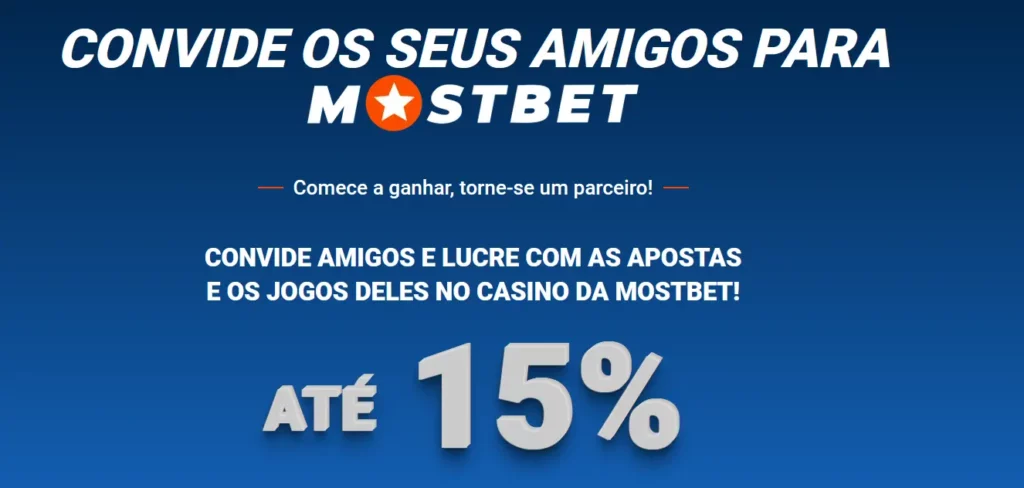 CONVIDE OS SEUS AMIGOS PARA em Mostbet