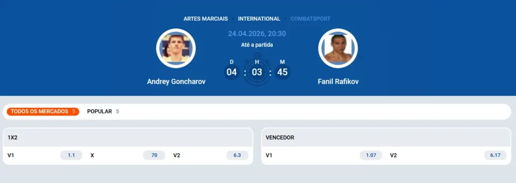 Cotações de MMA na Mostbet Cotações de MMA na Mostbet