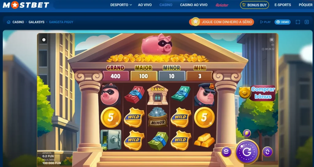 Gangsta Piggy na Mostbet Gangsta Piggy na Mostbet