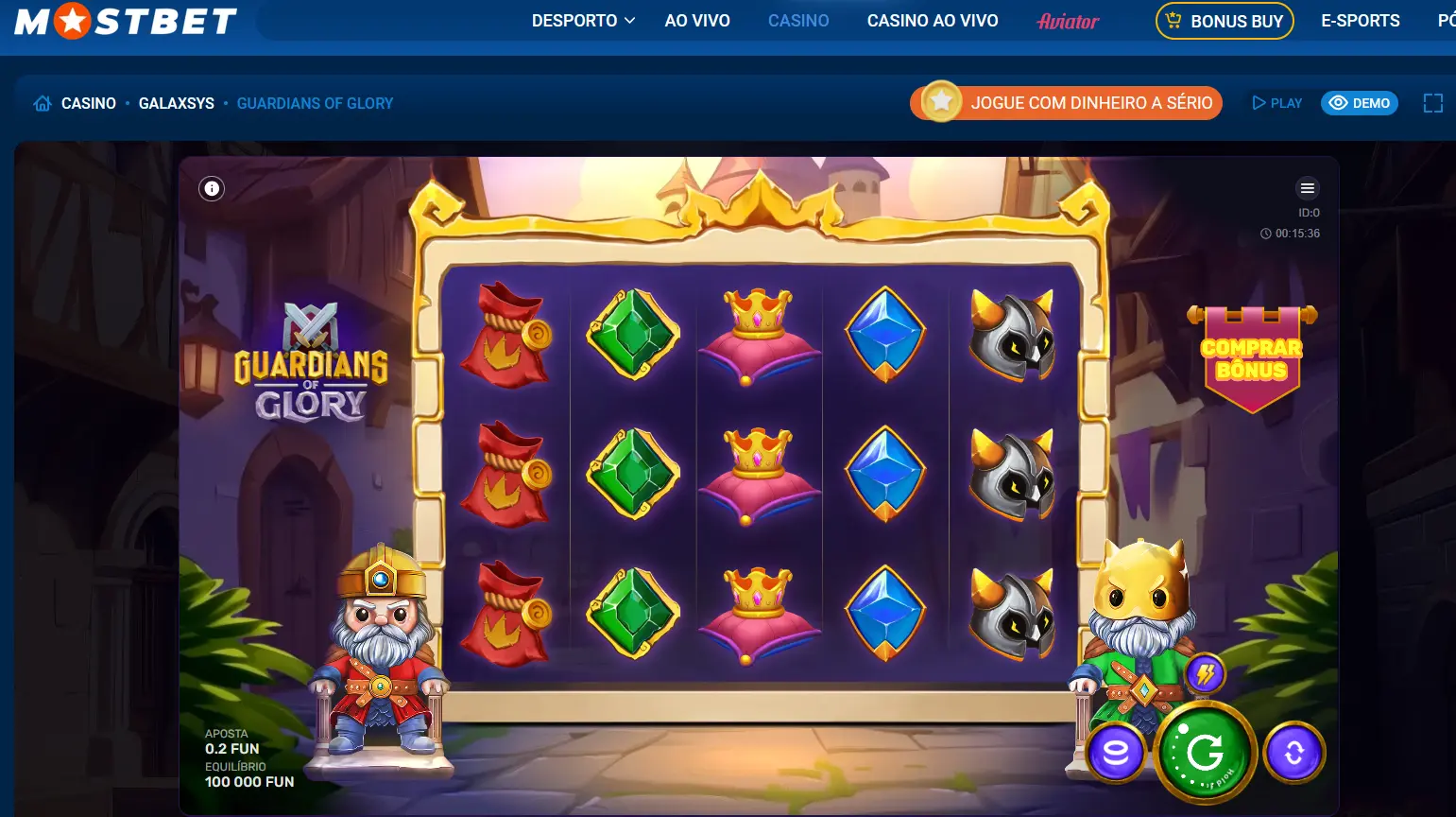 Guardians of Glory na Mostbet