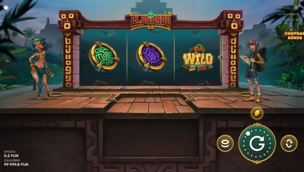 Interface do El Dorado Interface do El Dorado