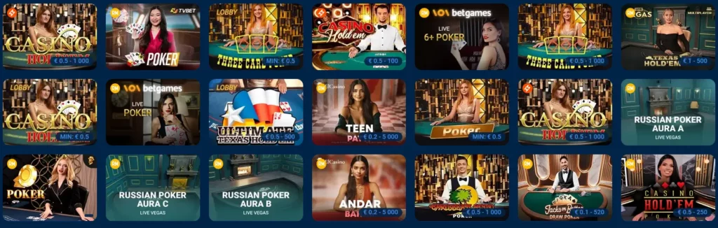 Poker ao vivo na Mostbet Poker ao vivo na Mostbet