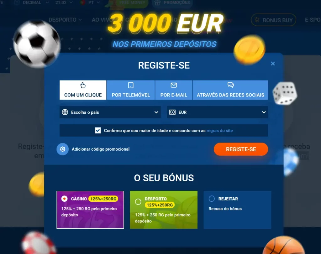 Registe-se para receber um bónus de boas-vindas na Mostbet. Registe-se para receber um bónus de boas-vindas na Mostbet.