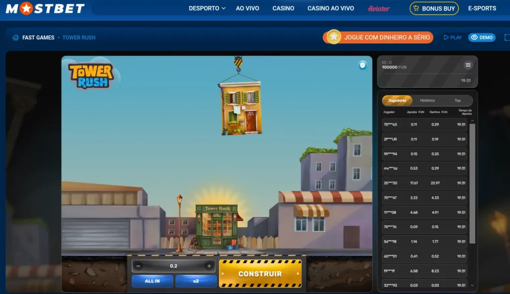 Tower Rush na Mostbet Tower Rush na Mostbet