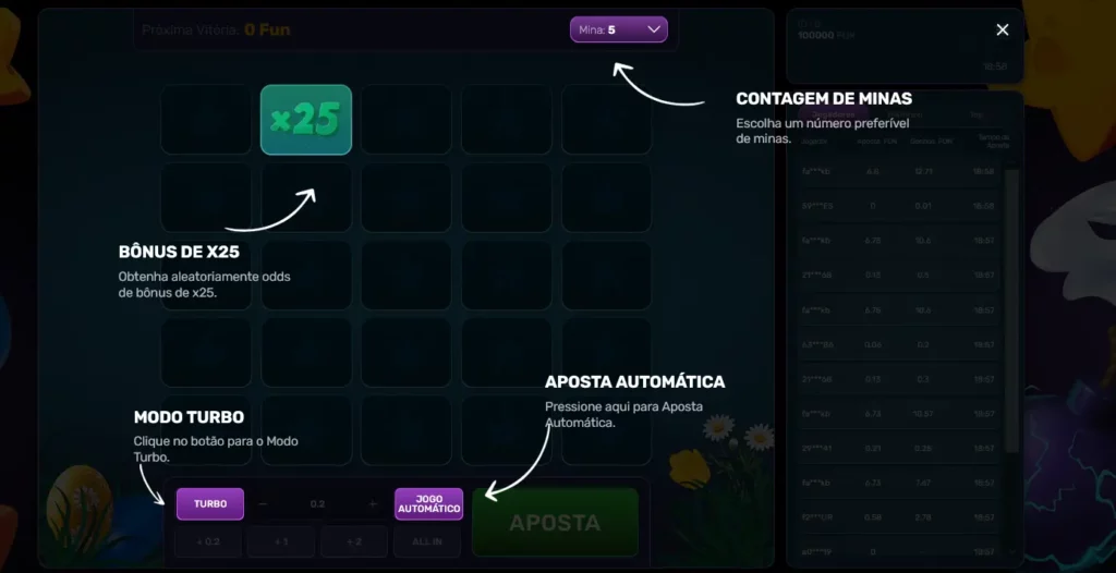 Tutorial do Turbo Mines Tutorial do Turbo Mines