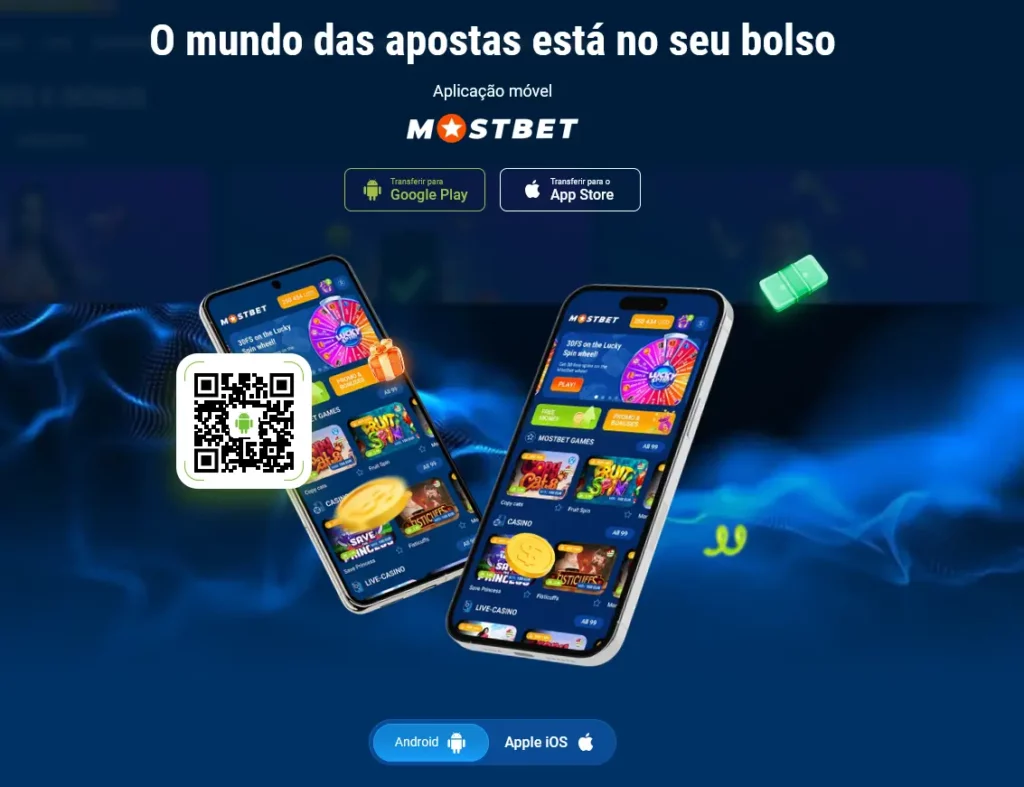 Aplicação Mostbet para Android